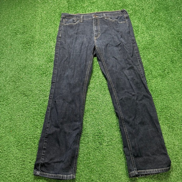 Levis 541 Mens Jeans W36 L32 Dark Wash Denim Relaxed Fit Straight Leg - Picture 1 of 8
